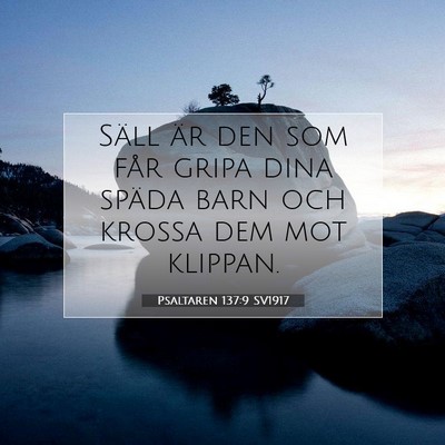 Psaltaren 137:9 Bibelvers Förklarad