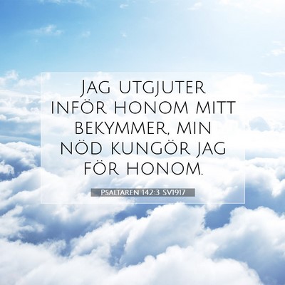 Psaltaren 142:3 Bibelvers Förklarad