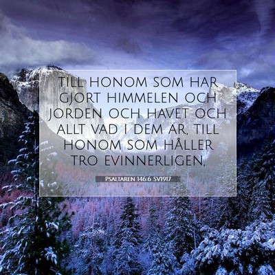 Psaltaren 146:6 Bibelvers Förklarad