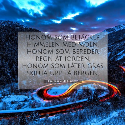 Psaltaren 147:8 Bibelvers Förklarad