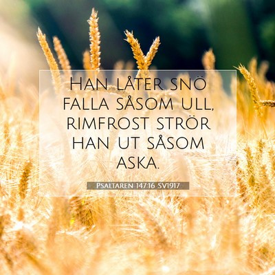 Psaltaren 147:16 Bibelvers Förklarad