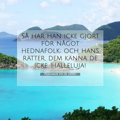 Psaltaren 147:20 Bibelvers Förklarad