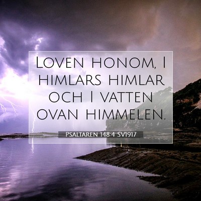 Psaltaren 148:4 Bibelvers Förklarad