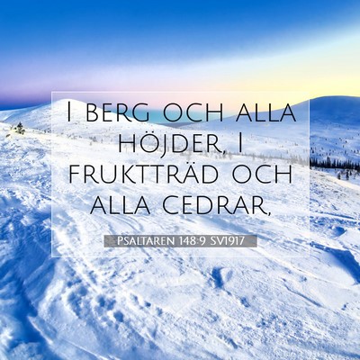 Psaltaren 148:9 Bibelvers Förklarad