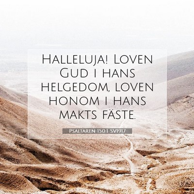 Psaltaren 150:1 Bibelvers Förklarad