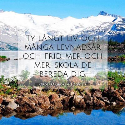 Ordspråksboken 3:2 Bibelvers Förklarad