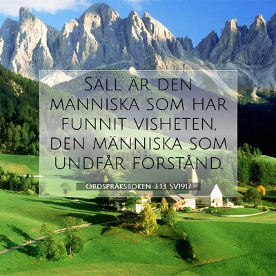 Ordspråksboken 3:13 Bibelvers Förklarad