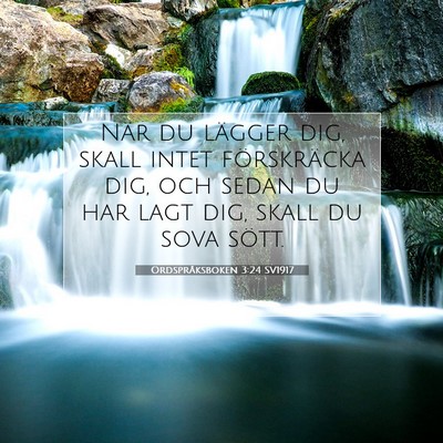 Ordspråksboken 3:24 Bibelvers Förklarad
