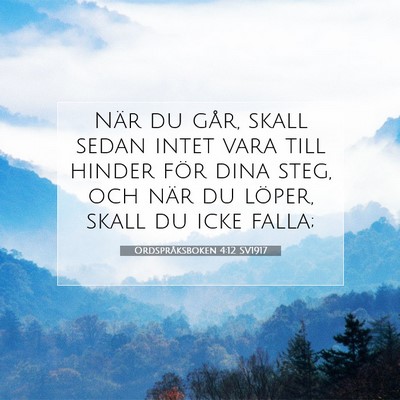Ordspråksboken 4:12 SV1917 Bild av bibelvers