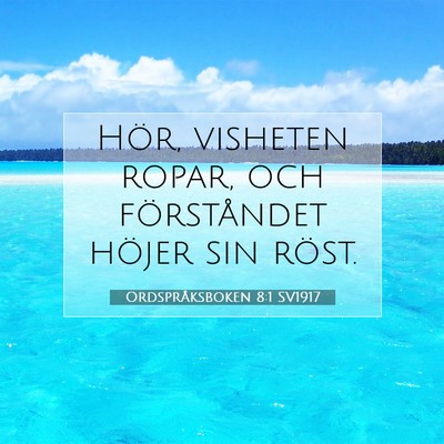 Ordspråksboken 8:1 Bibelvers Förklarad