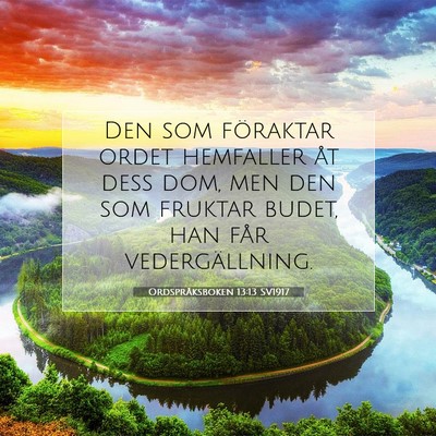 Ordspråksboken 13:13 Bibelvers Förklarad