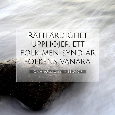Ordspråksboken 14:34 Bibelvers Förklarad