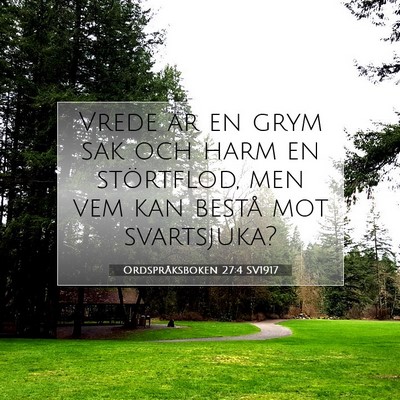 Ordspråksboken 27:4 SV1917 Bild av bibelvers