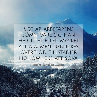Predikaren 5:11 Bibelvers Förklarad
