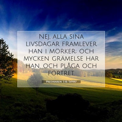 Predikaren 5:16 SV1917 Bild av bibelvers