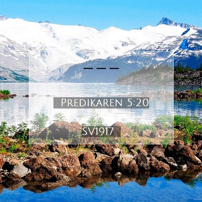 Predikaren 5:20 Bibelvers Förklarad