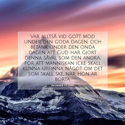 Predikaren 7:15 SV1917 Bild av bibelvers