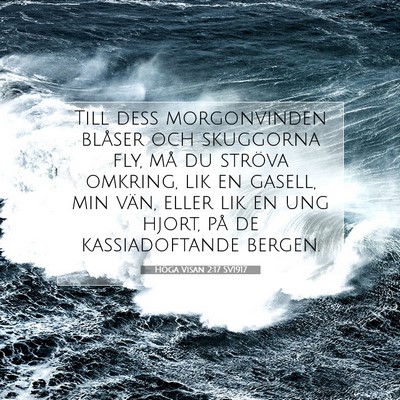 Höga Visan 2:17 SV1917 Bild av bibelvers
