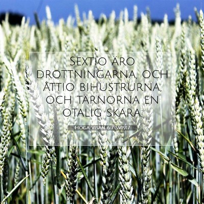 Höga Visan 6:7 Bibelvers Förklarad
