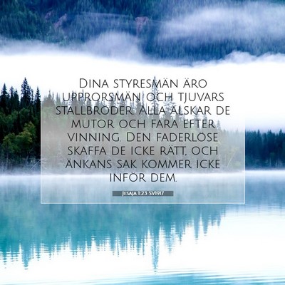 Jesaja 1:23 SV1917 Bild av bibelvers