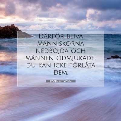Jesaja 2:9 Bibelvers Förklarad