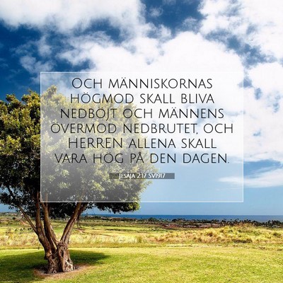 Jesaja 2:17 SV1917 Bild av bibelvers