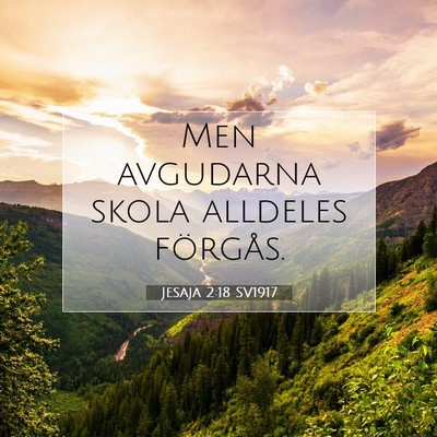 Jesaja 2:18 Bibelvers Förklarad
