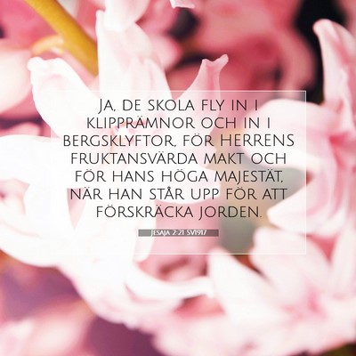 Jesaja 2:21 SV1917 Bild av bibelvers