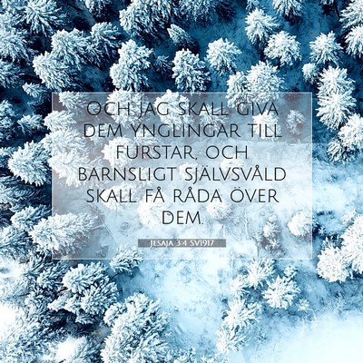 Jesaja 3:4 Bibelvers Förklarad