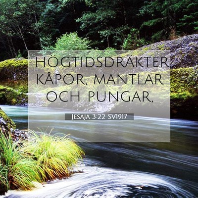 Jesaja 3:22 Bibelvers Förklarad