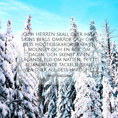 Jesaja 4:5 SV1917 Bild av bibelvers