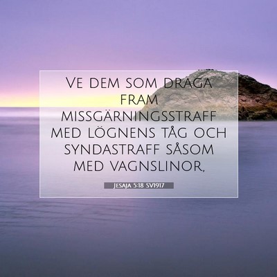 Jesaja 5:18 Bibelvers Förklarad