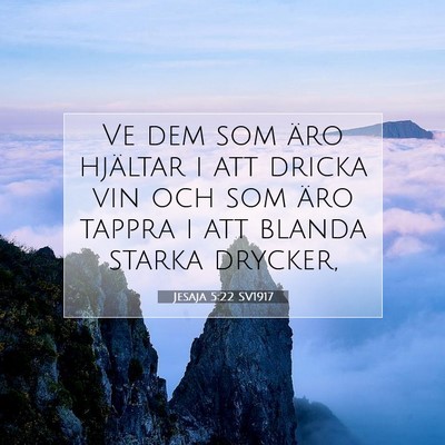 Jesaja 5:22 SV1917 Bild av bibelvers