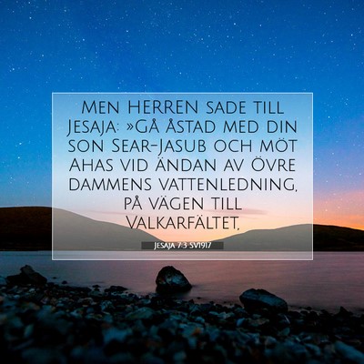 Jesaja 7:3 Bibelvers Förklarad