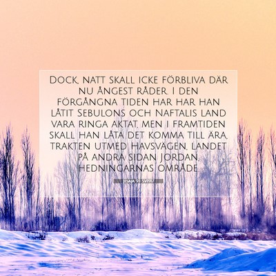 Jesaja 9:1 Bibelvers Förklarad