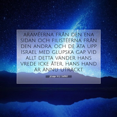 Jesaja 9:12 SV1917 Bild av bibelvers