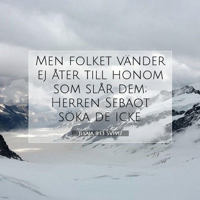 Jesaja 9:13 SV1917 Bild av bibelvers