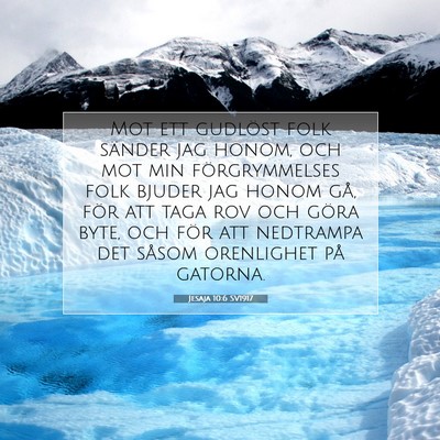 Jesaja 10:6 SV1917 Bild av bibelvers