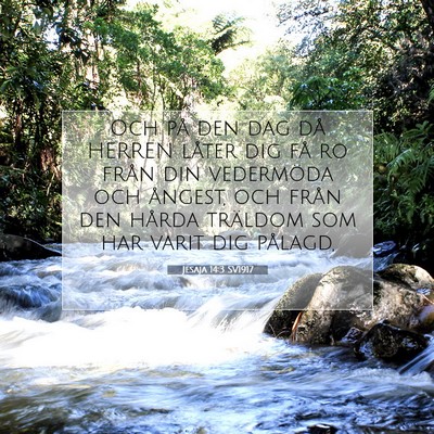 Jesaja 14:3 SV1917 Bild av bibelvers