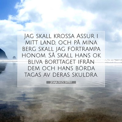 Jesaja 14:25 SV1917 Bild av bibelvers