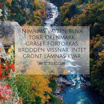 Jesaja 15:6 Bibelvers Förklarad