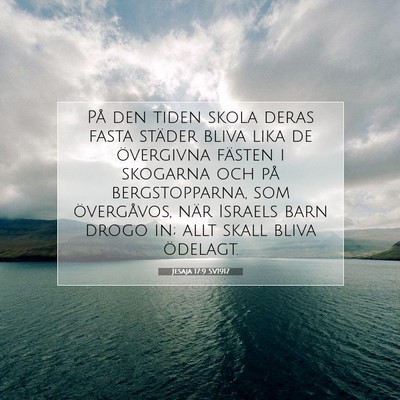 Jesaja 17:9 Bibelvers Förklarad