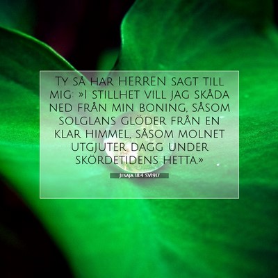 Jesaja 18:4 Bibelvers Förklarad