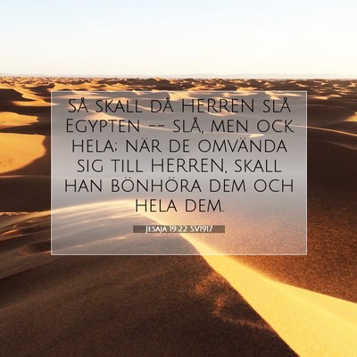 Jesaja 19:22 Bibelvers Förklarad