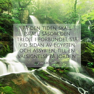 Jesaja 19:24 SV1917 Bild av bibelvers