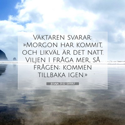 Jesaja 21:12 Bibelvers Förklarad