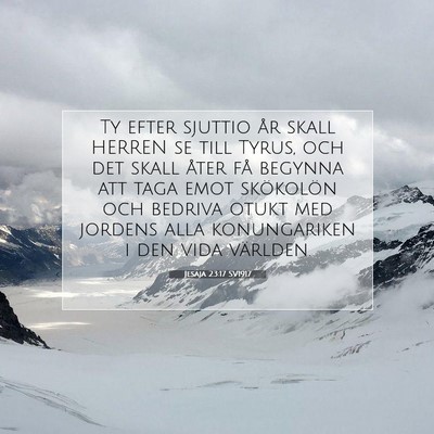 Jesaja 23:17 SV1917 Bild av bibelvers