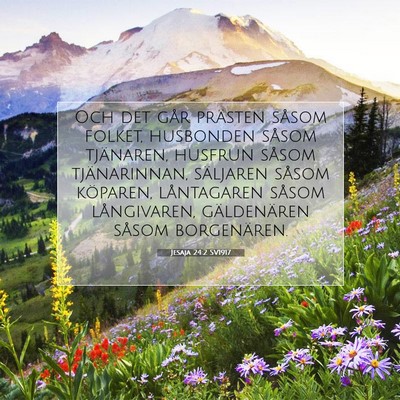 Jesaja 24:2 Bibelvers Förklarad