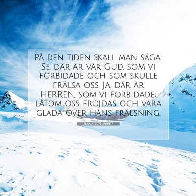 Jesaja 25:9 SV1917 Bild av bibelvers