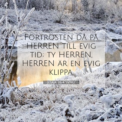 Jesaja 26:4 SV1917 Bild av bibelvers